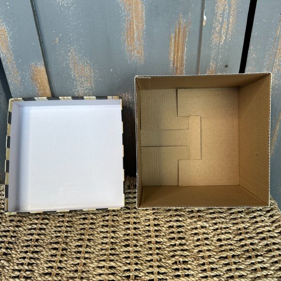 MacKenzi -Childs Storage Gift Boxes Set Of Two - Picture 7 of 16